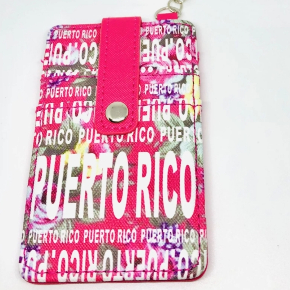 Robin Rurh Pink Puerto Rico Card Holder 5 Slot